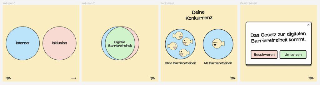 Eine Sammlung von verschiedenen Illustrationen, die wir als Social Media Posts erstellt haben.